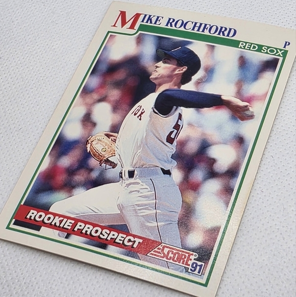 1991 Score Mike Rochford Boston Red Sox #739 Baseball Card - Picture 2 of 3